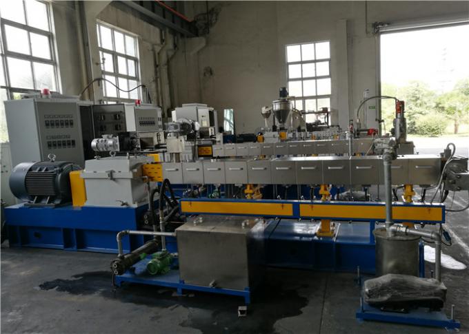 Die Face Cutter Extruder PVC Pelletizing Machine With Vacuum Venting System