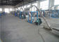 Recycling Plastic Flake Single Screw Extruder Machine Water Cooling Strand Cutting supplier