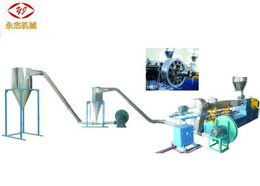 China Air Cooling Twin Screw Plastic Extruder , High Speed WPC Extrusion Machine supplier