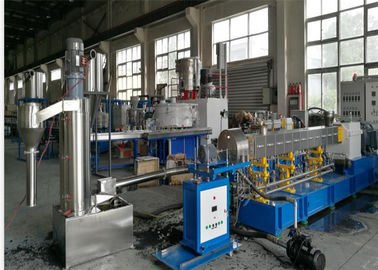 PE PP Filler Masterbatch Plastic Pelletizing Equipment Water Ring Cutting Way 2500kg/H supplier