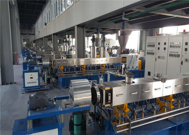 Parallel Water Ring Plastic Compounding Machines , Pellet Making Equipment 160kw supplier