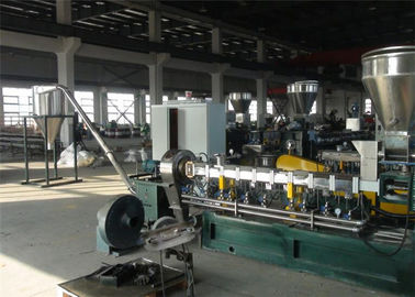 51mm Filler Masterbatch Plastic Pelletizing Line , Air Cooling Plastic Pellet Maker supplier