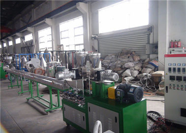 Water Strand Plastic Pelletizing Machine For PPS +  Glass Fiber 39.6mm Barrel Diameter supplier