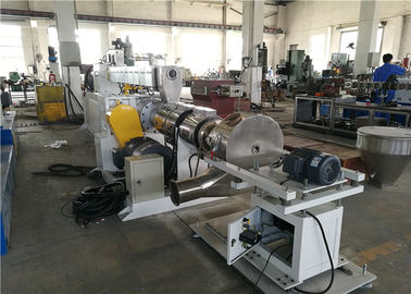 Professional PVC Pelletizing Machine 62.4mm / 150mm Screw Diameter Power Saving supplier