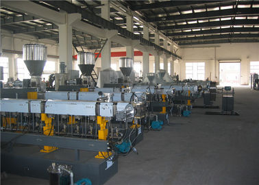 Water Ring Cutting PE Extrusion Machine , 2000kg/H Two Screw Extruder 315kw supplier