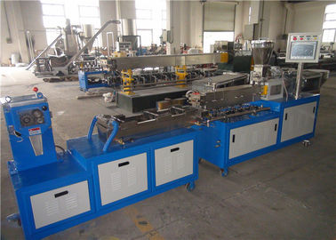 Energy Efficiency Filler Masterbatch Machine With Lab Scale Twin Screw Extruder supplier