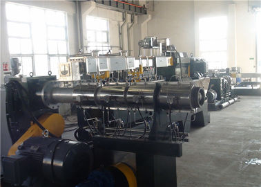 Heavy Duty PVC Granules Machine  , Two Stage Industrial Extruder Pellet Machine supplier