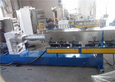 Recycling Plastic Flake Single Screw Extruder Machine Water Cooling Strand Cutting supplier