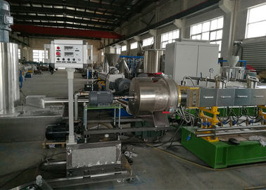 2500kg/h  PE/PP with Caco3 Master Batch Mamchine Water Ring Pelletizing Machine 800rpm Extruder Twin Screw supplier